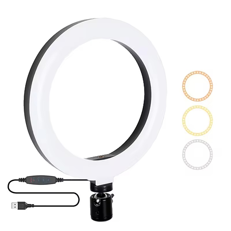 Photography Lighting Description - Luz de Anel LED para Selfie