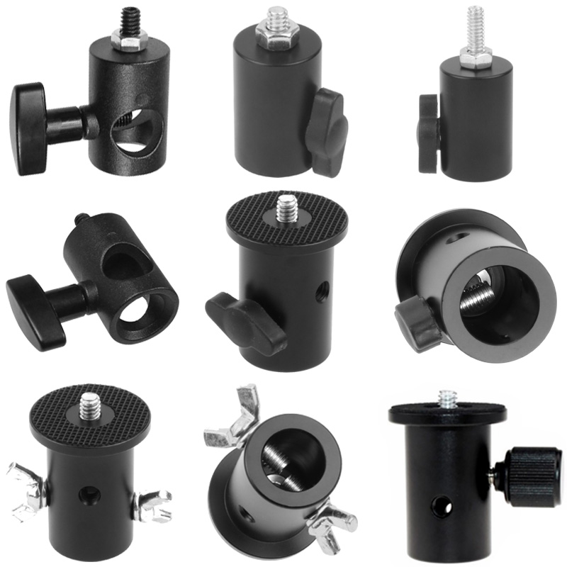 Photography Lighting Description - Adaptador de suporte de luz para