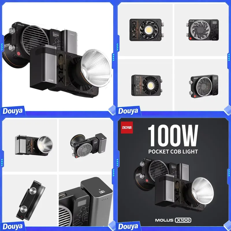 Photography Lighting Handheld - ZHIYUN Molus X100 Luz LED COB