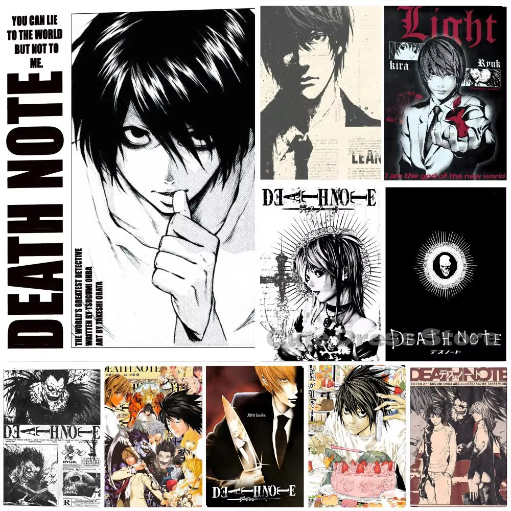Photography Lighting Game - Pôster de Anime Death Note em