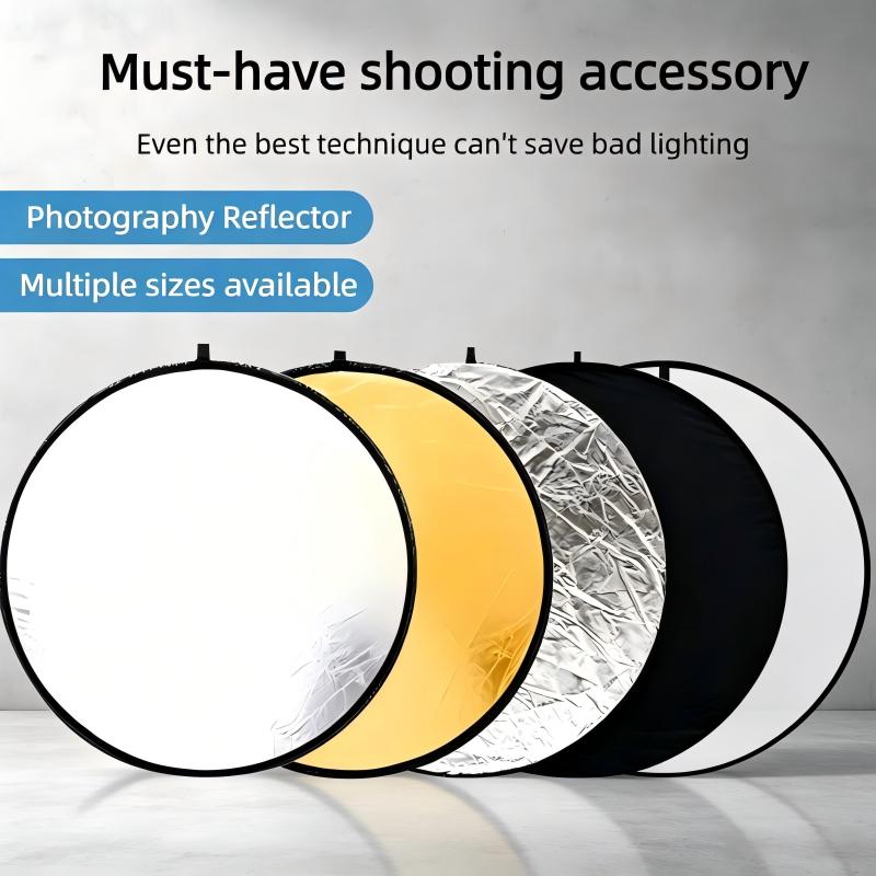 Photography Lighting Kit Portable - Refletor de Fotografia 2 em 1,