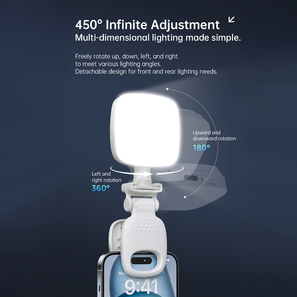 Portátil led selfie luz câmera - Photography Lighting Description avaliação e preço