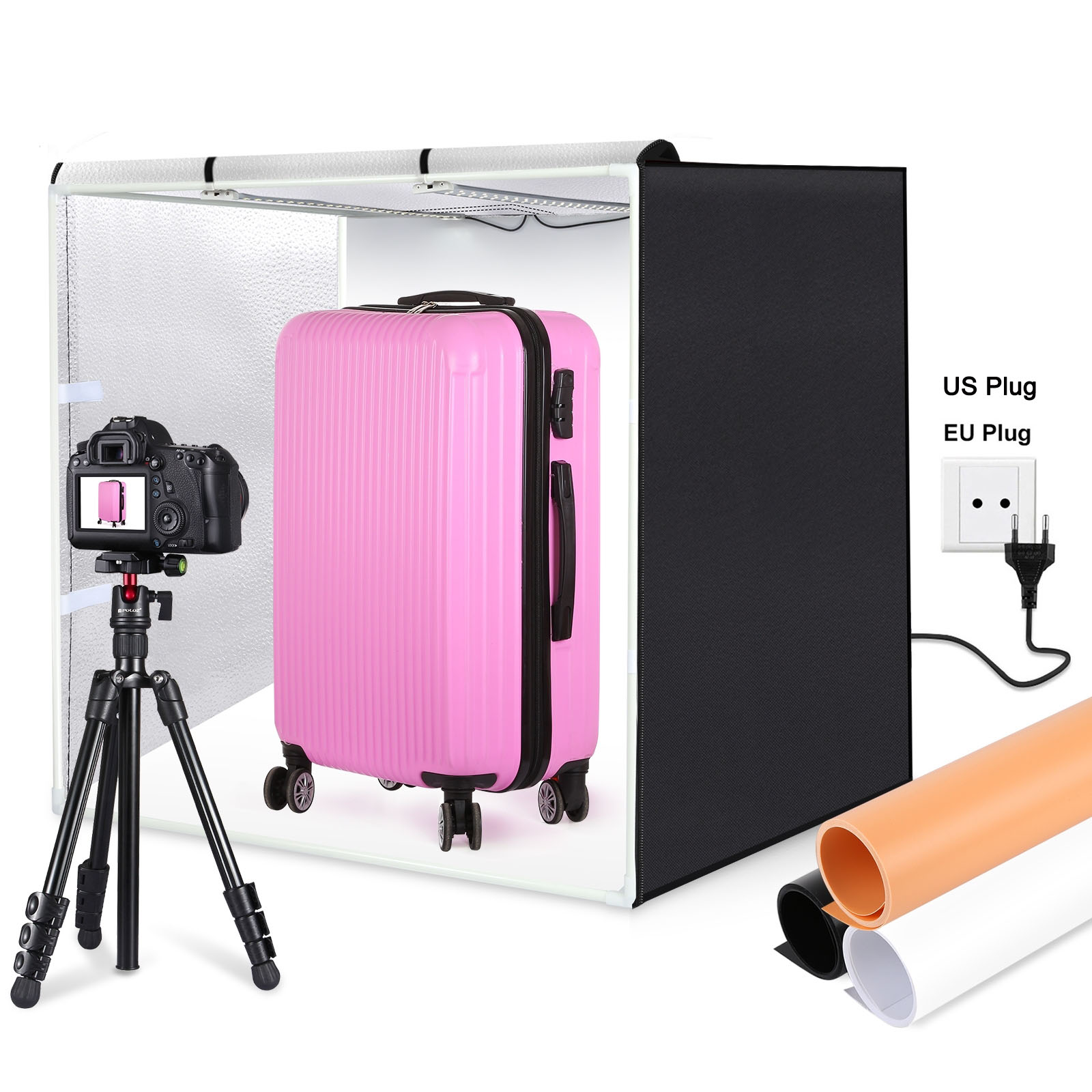 PULUZ 80cm Tenda de Estúdio Fo - Photography Lighting Kit Portable avaliação e preço