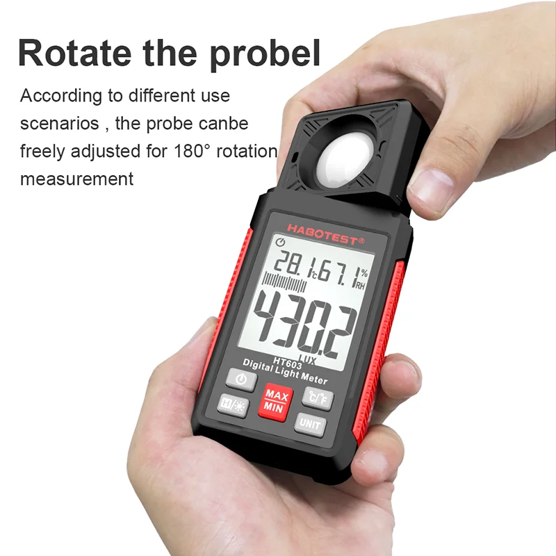 Medidor de Lux Digital HT603 0 - Photography Lighting Meter avaliação e preço