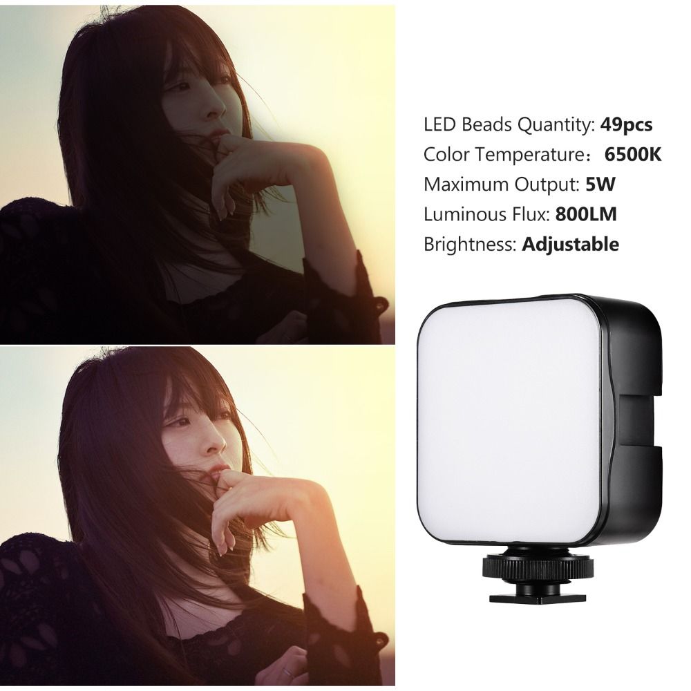 Luz de vídeo LED de 5W para fo - Photography Lighting Brands avaliação e preço