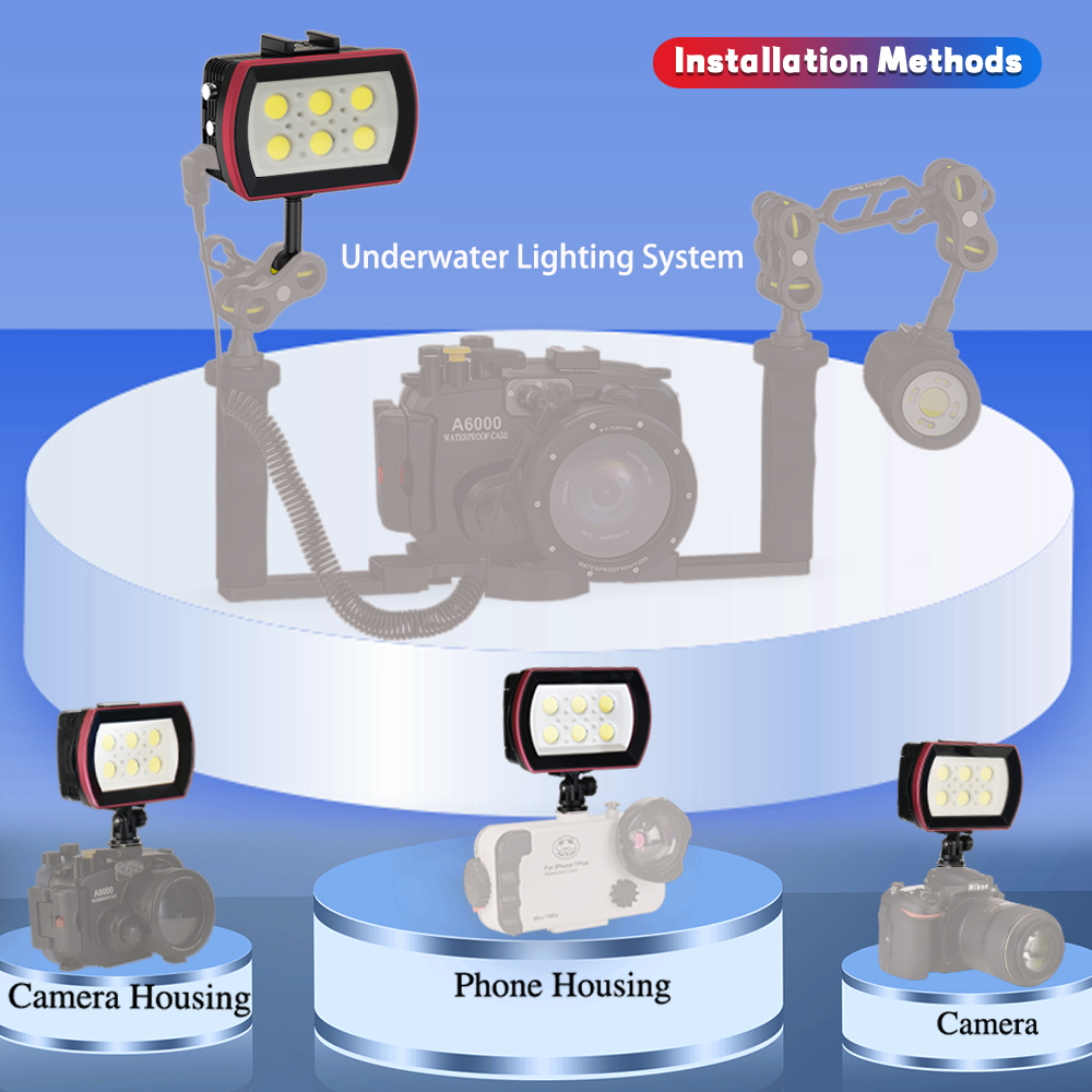 Seafrogs 40 metros de luz led  - Photography Lighting Brands avaliação e preço