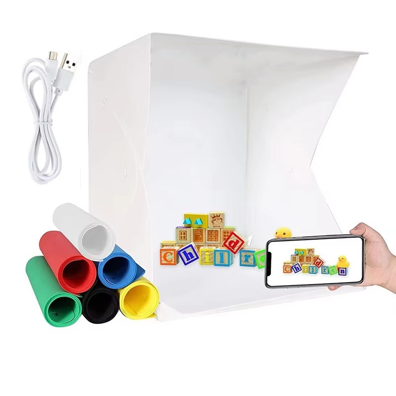 Caixa de Luz Dobrável Portátil - Photography Lighting Kit Portable avaliação e preço