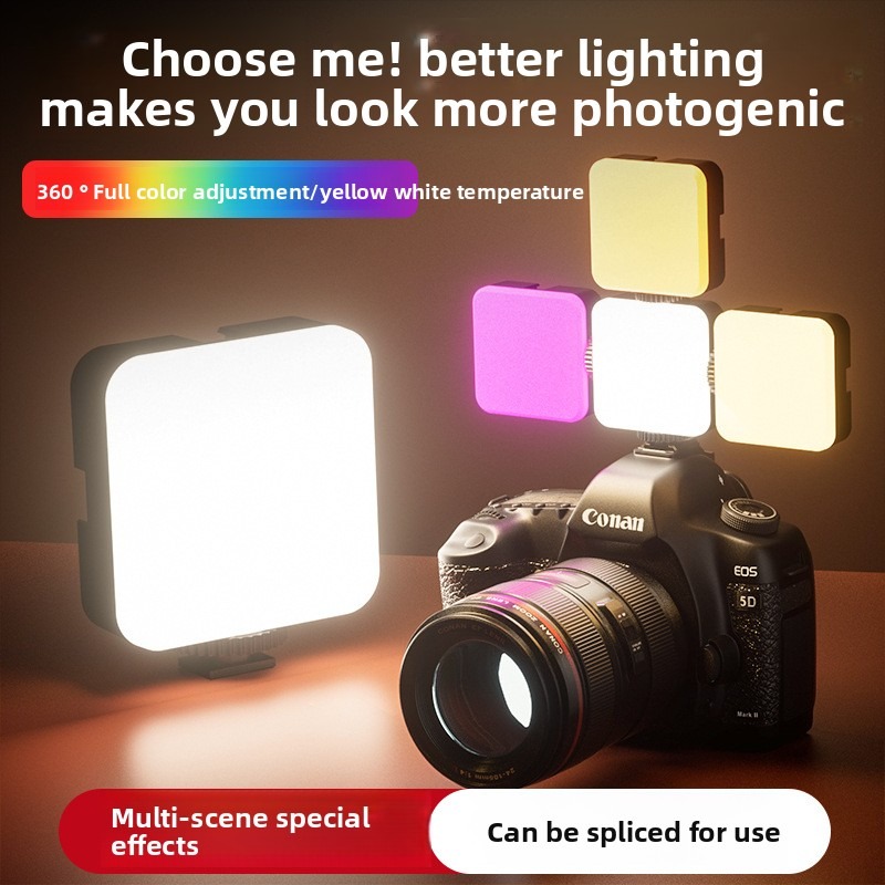 Luz de bolso RGB para fotograf - Photography Lighting Game avaliação e preço