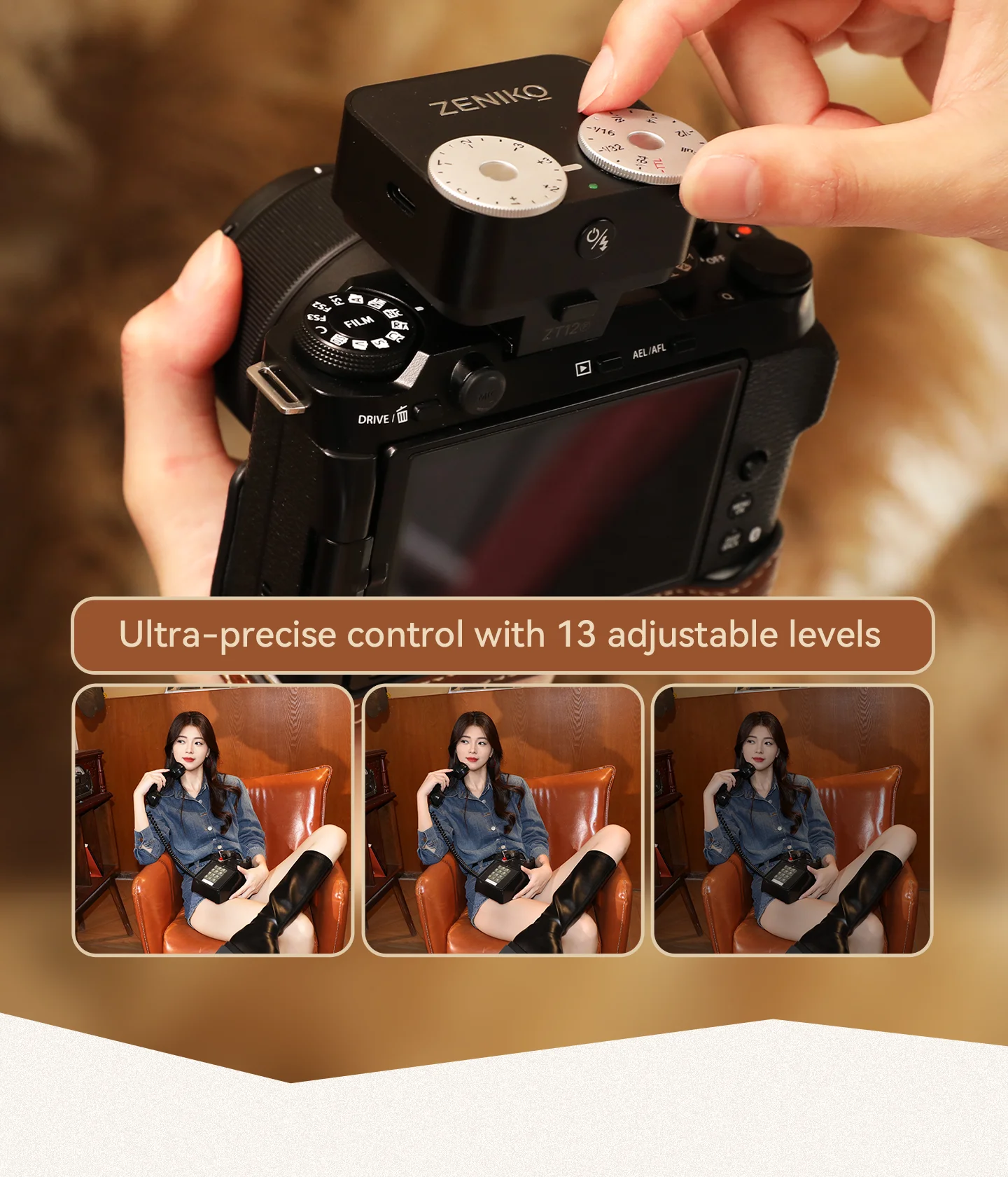 Flash Compacto Retro TTL ZENIK - Photography Lighting Brands avaliação e preço