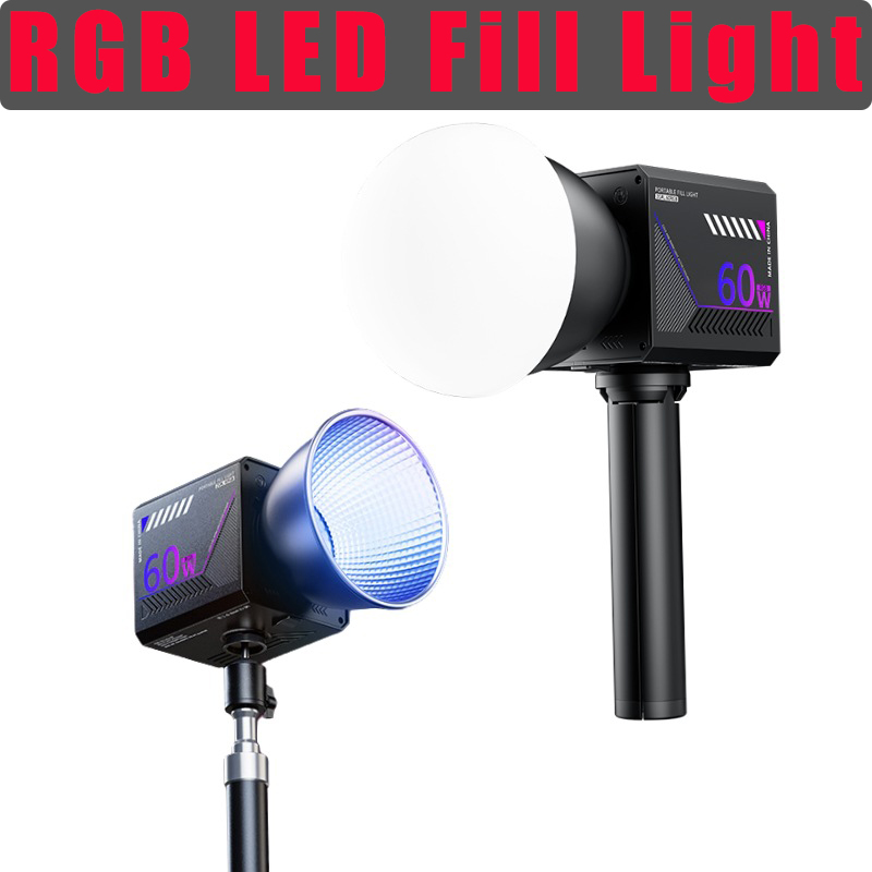 Luz de Vídeo RGB de 60W, Luz d - Photography Lighting Handheld avaliação e preço