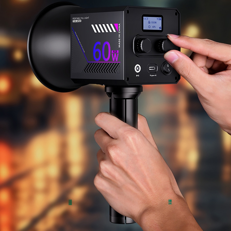 Luz de Vídeo RGB de 60W, Luz d - Photography Lighting Handheld avaliação e preço