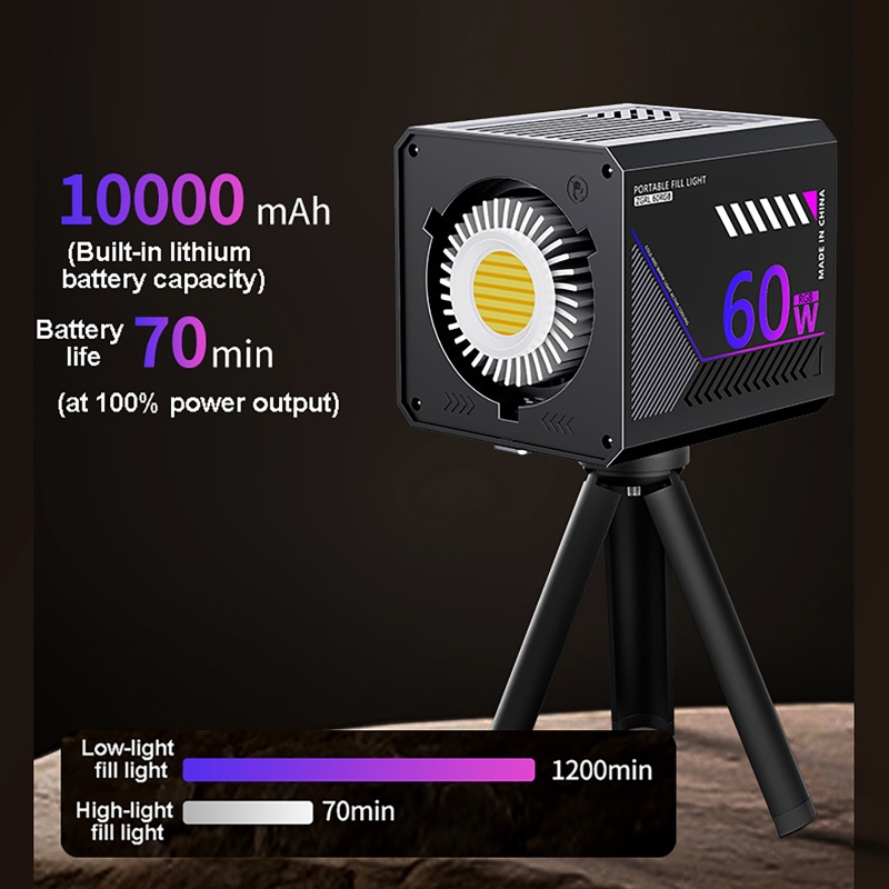 Luz de Vídeo RGB de 60W, Luz d - Photography Lighting Handheld avaliação e preço