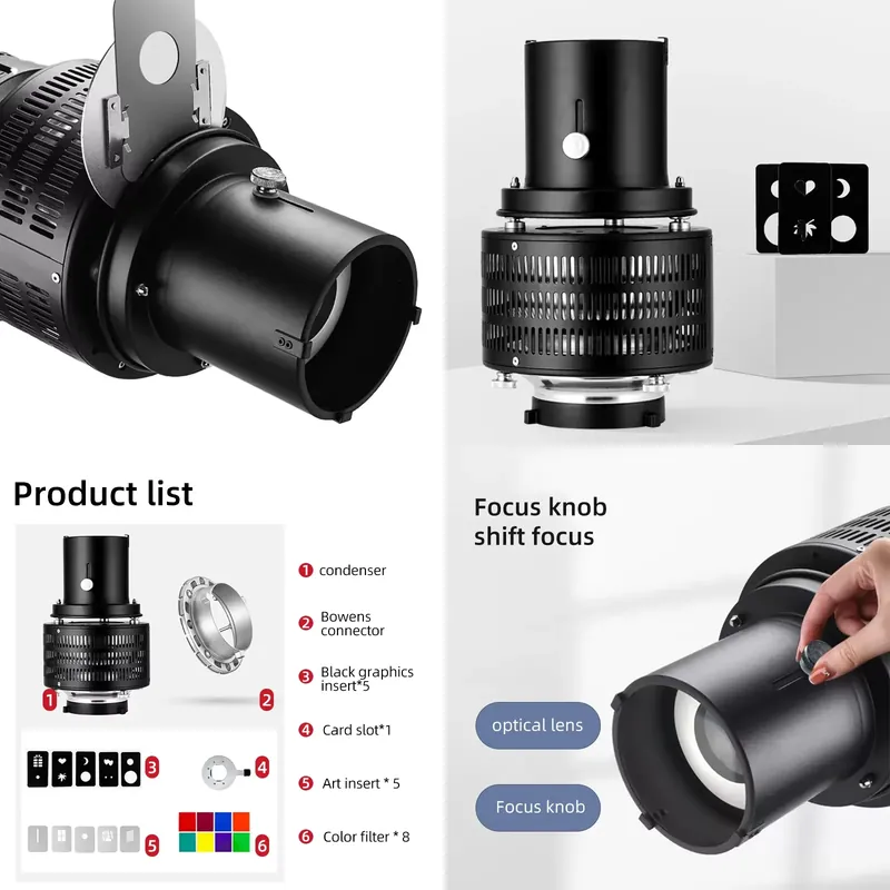 Kit de Iluminação Óptica Cônic - Photography Lighting Brands avaliação e preço